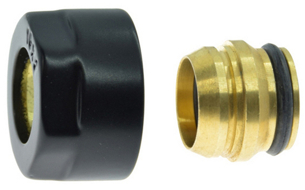 

Резьбовое соединение SCHLOSSER 3/4"х15 мм черное 602500001.RAL90051