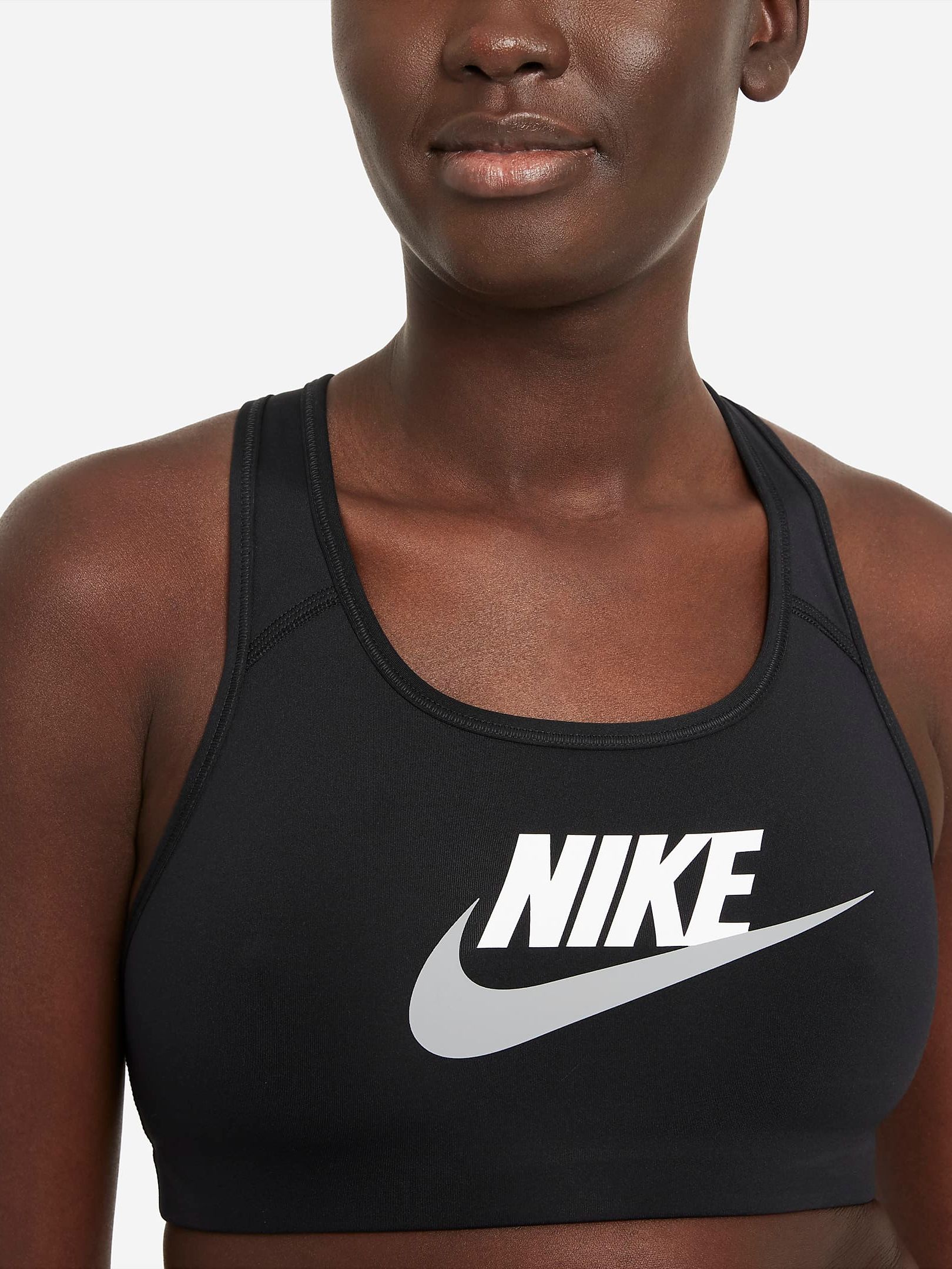 Топ Женский Nike W NK ALATE MINIMALIST BRA Черный DM0526-010 — Купить на   ᐉ Удобная Доставка (1888791352)