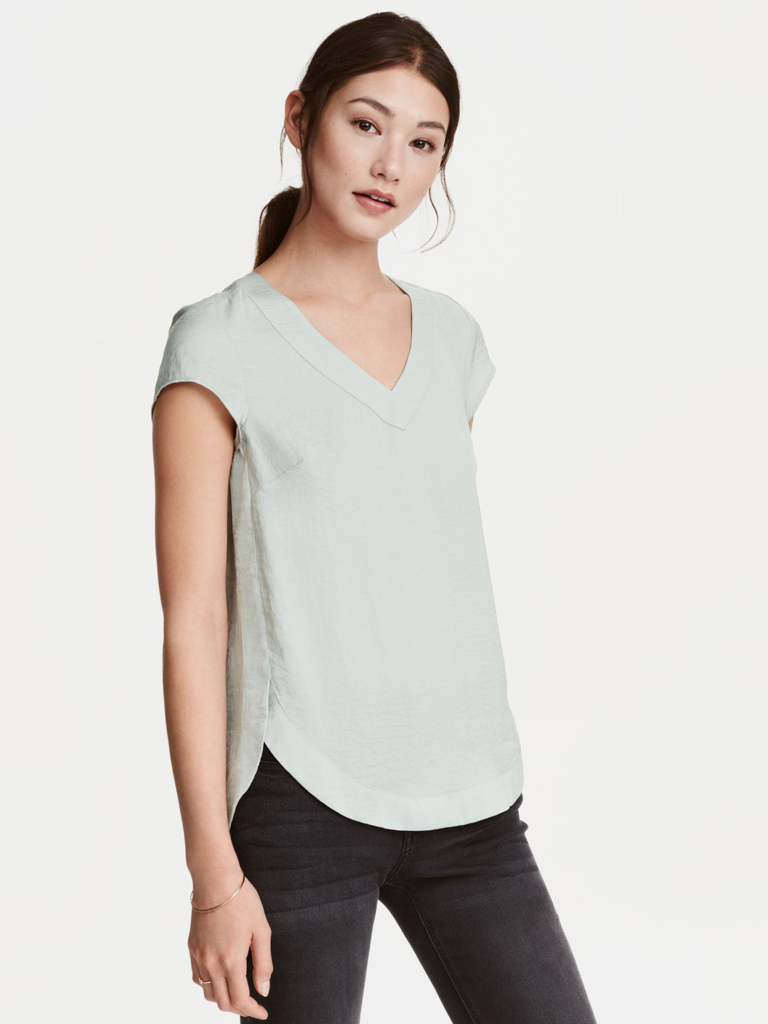 

Блузка H&M 389542a80  Серая, Блузка H&M 389542a80 32 Серая