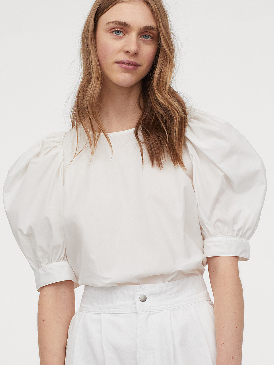 

Блузка H&M 8941412b39 XL Белая