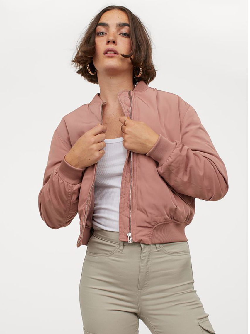

Бомбер H&M Divided 868038002b39 S Розовый