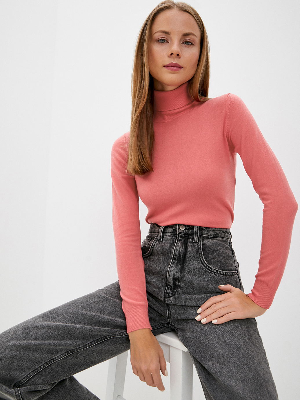 

Гольф Moni&Co 6818b37 - Розовый, Гольф Moni&Co 6818b37 L-XL Розовый
