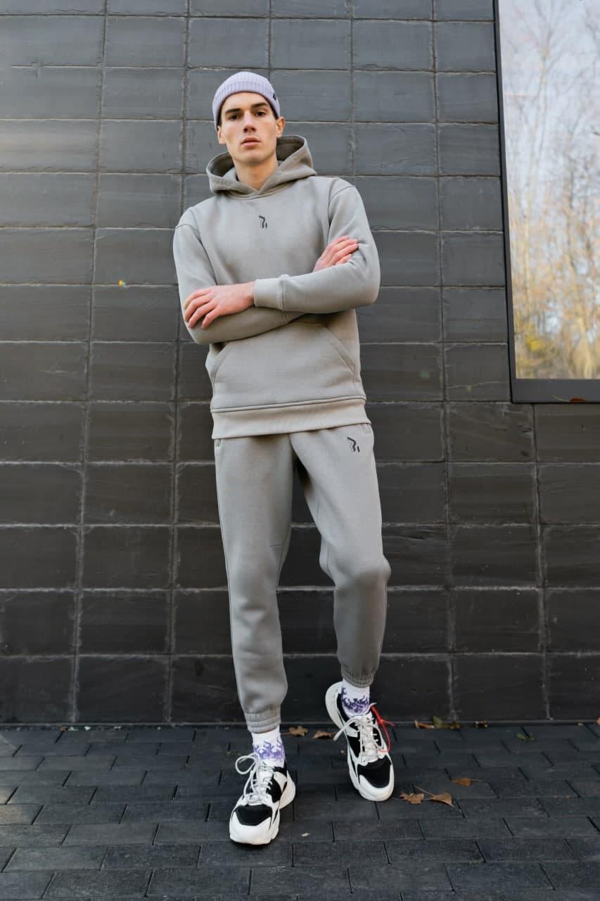 

Теплый спортивный костюм мужской Fire Jog 2.0  серый, Теплый спортивный костюм мужской Fire Jog 2.0 M серый