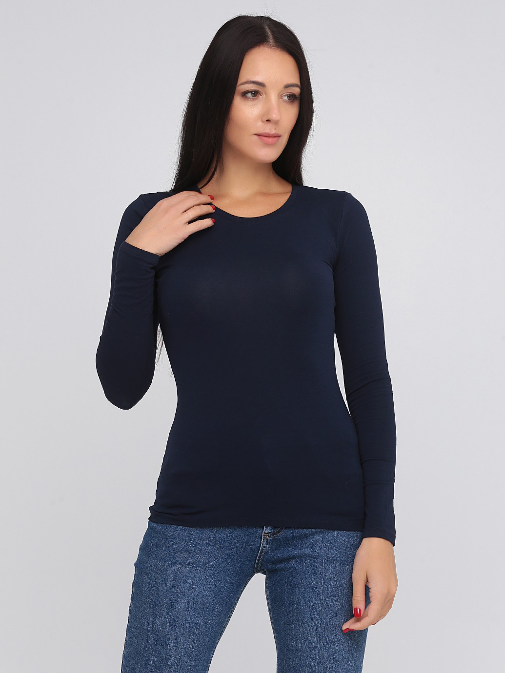 

Лонгслив C&A 2097459b40  Темно-синий, Лонгслив C&A 2097459b40 S Темно-синий