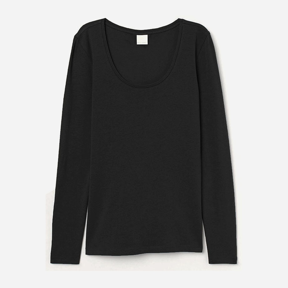 

Лонгслив H&M 824995b39  Черный, Лонгслив H&M 824995b39 XS Черный