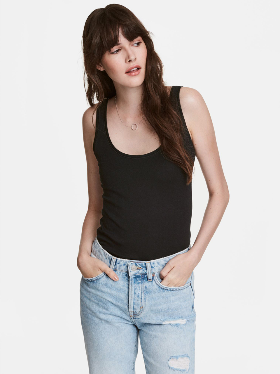 

Майка H&M 787946002b39  Черная, Майка H&M 787946002b39 XS Черная