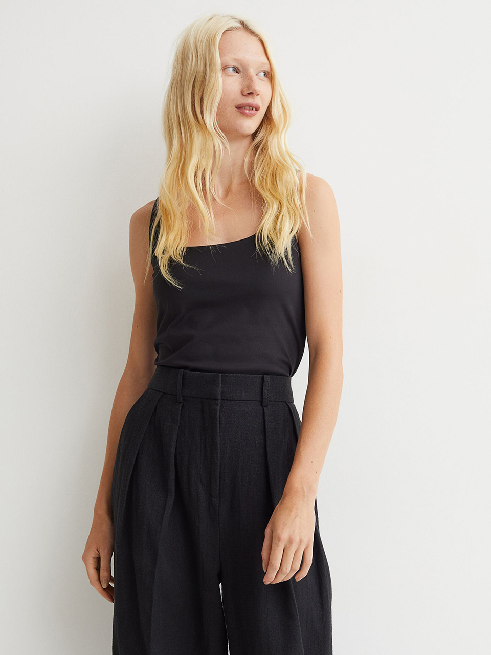 

Майка H& 921436009b39  Черная, Майка H&M 921436009b39 M Черная