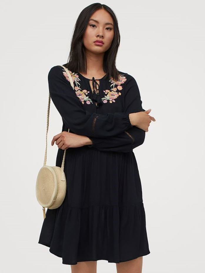 

Платье H&M Divided 856787001b39 32 Черное