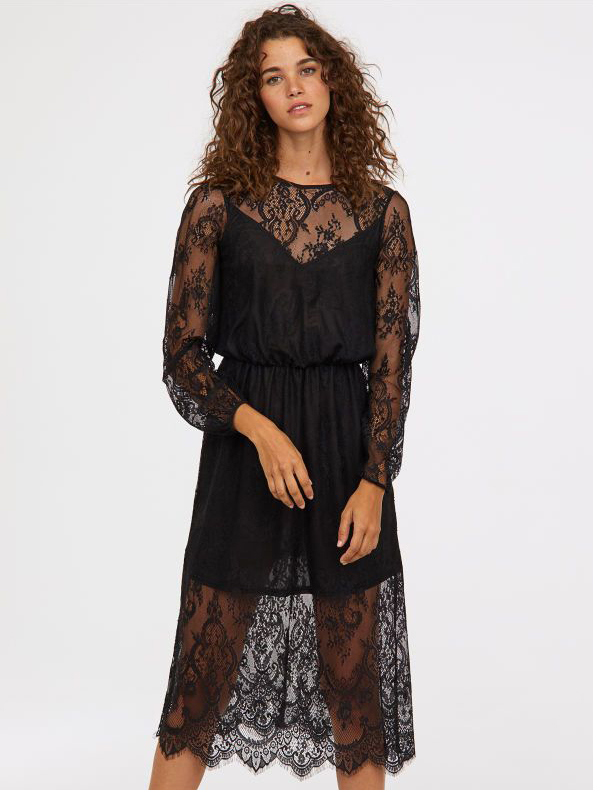 

Платье H&M 699493b35 36 Черное