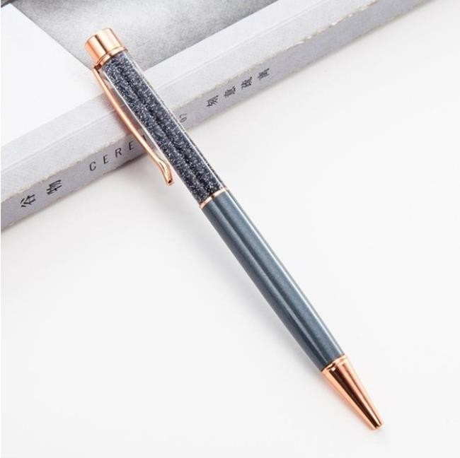 

Ручка с глиттером шариковая LOLEDE черные 0.5 мм Темной тени