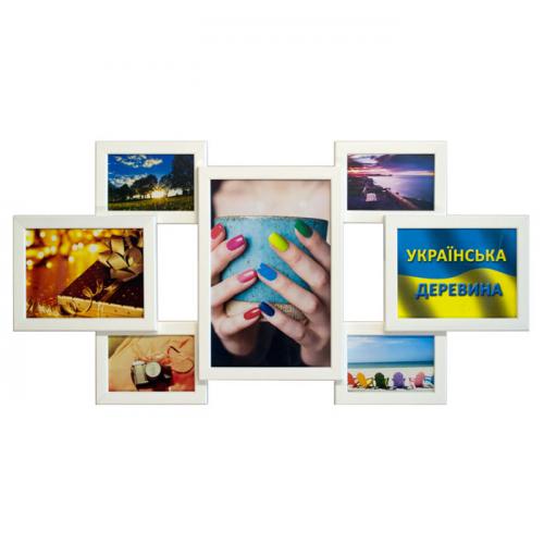 

Мультирамка на 7 фото "Семь желаний", белая 338