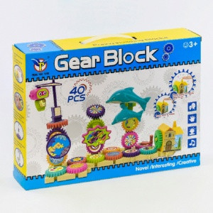 

Конструктор на шестеренках Gear Block 40 деталей 9200