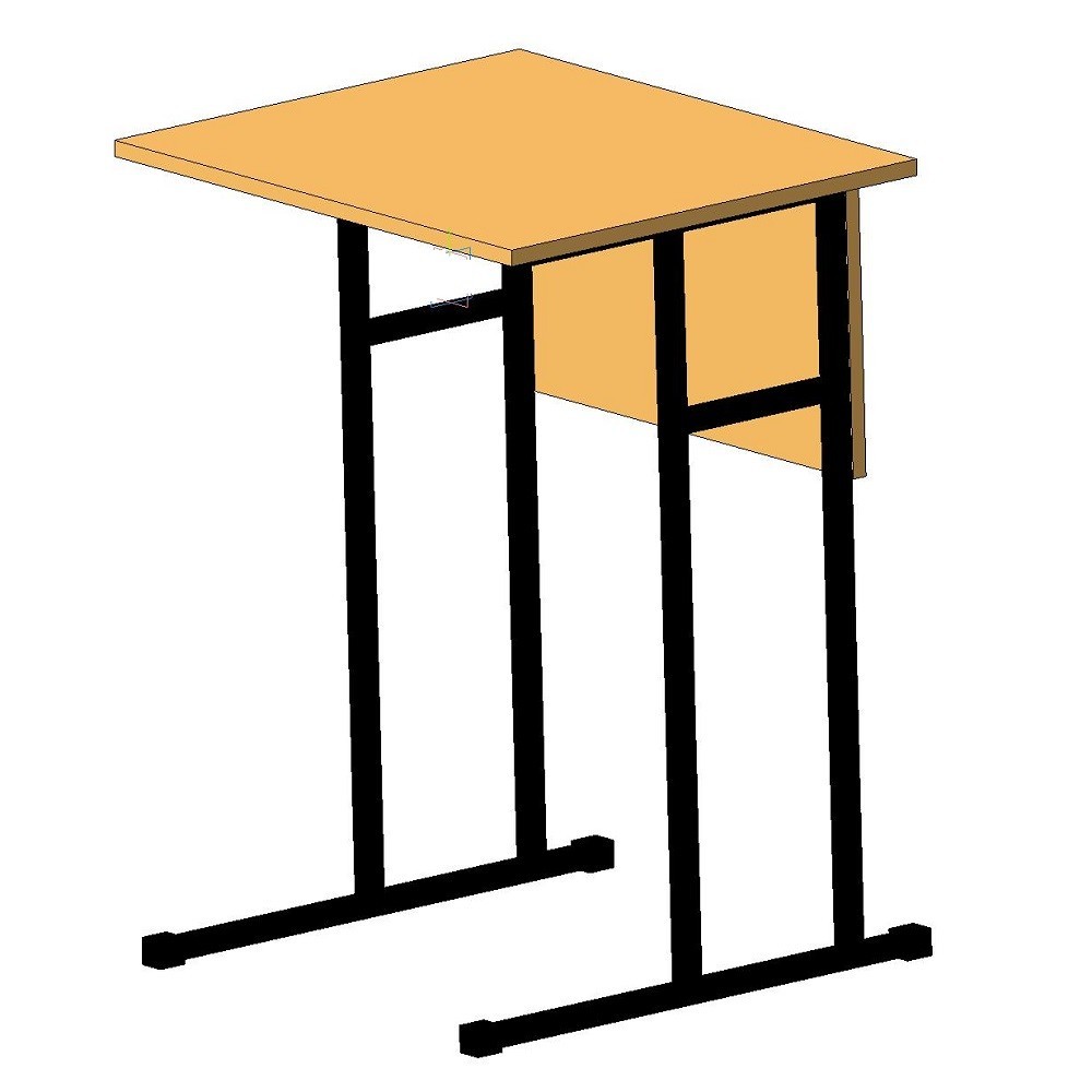 

Школьная парта одноместная "SINGLE 1" 70*76*50 CORTE