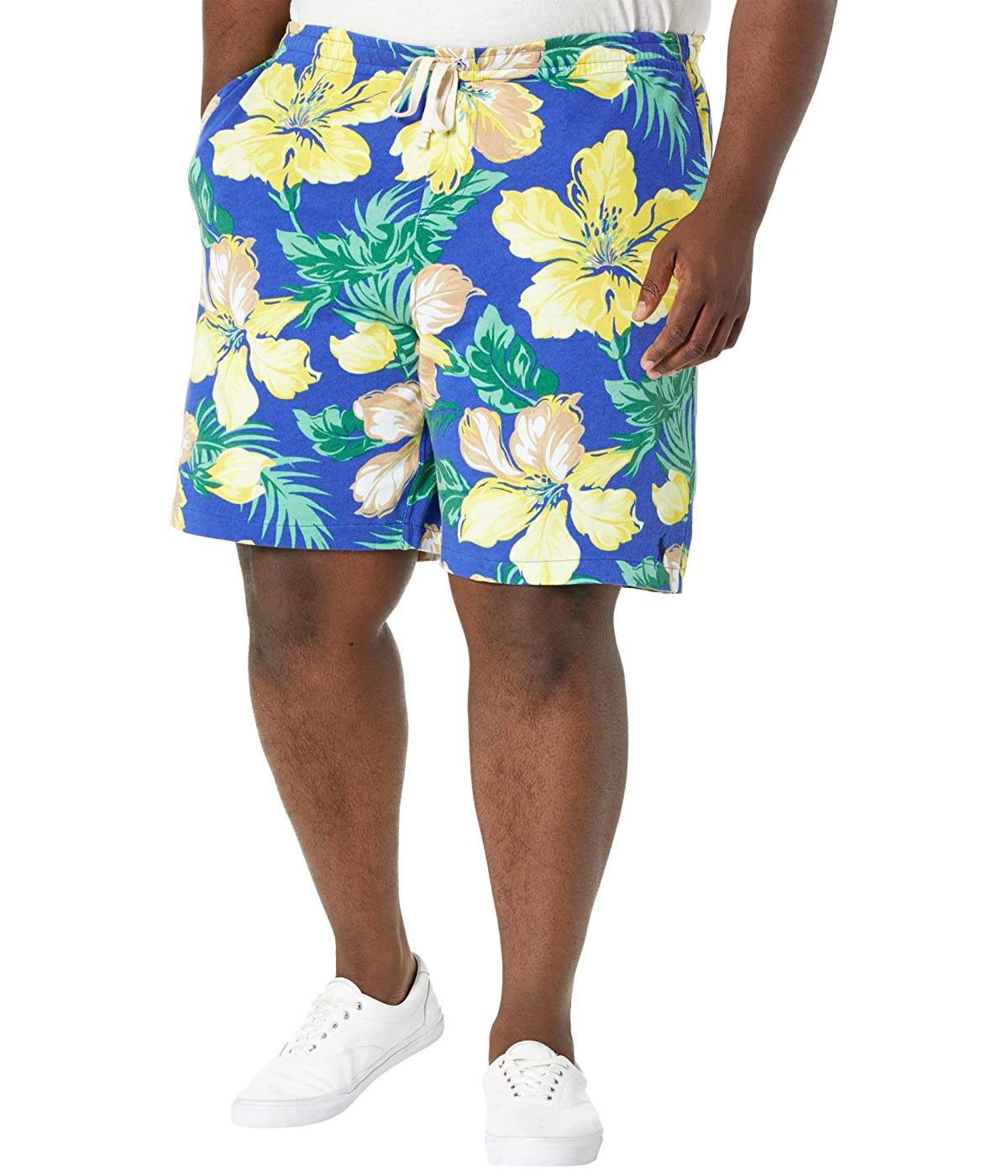 

Шорты Polo Ralph Lauren Big & Tall Floral Spa Terry Royal Hibiscus Fronds Print, 4XL Tall (56)