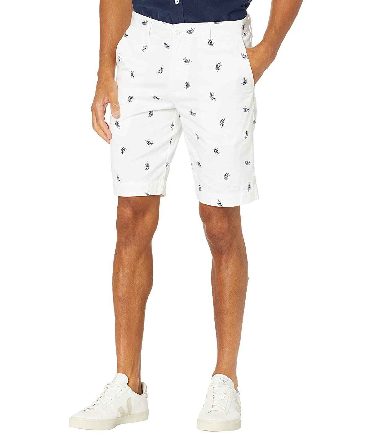 

Шорты U.S. POLO Harford Printed Twill White, 42W 32L