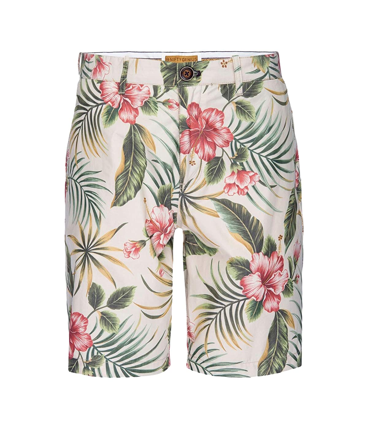 

Шорты Nifty Genius Morgan Bermuda in Hawaiian Print Cream, 34W 32L