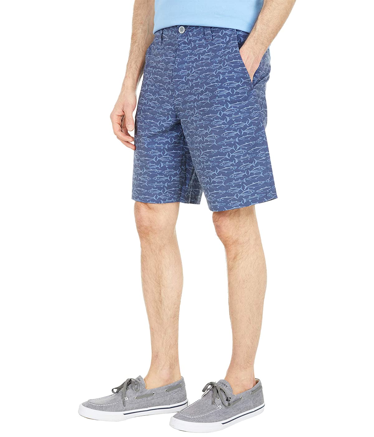 

Шорты Southern Tide T3 Gulf Fish Print Seven Seas Blue, 28W 32L