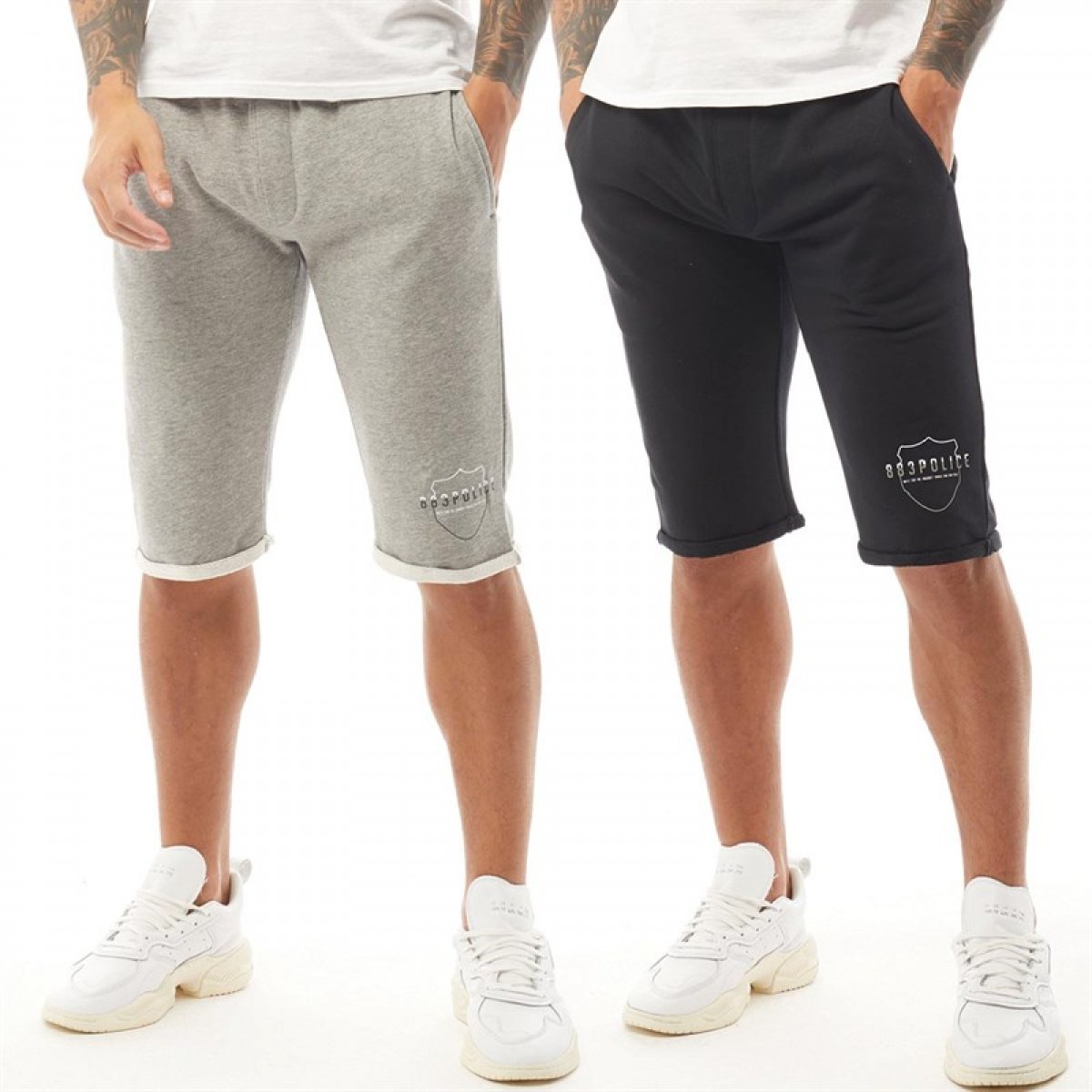 

Шорты 883 Police Dwyer Two Pack Jersey Black/Light Grey Melange Multi,  (42, Шорты 883 Police Dwyer Two Pack Jersey Black/Light Grey Melange Multi, XS (42)