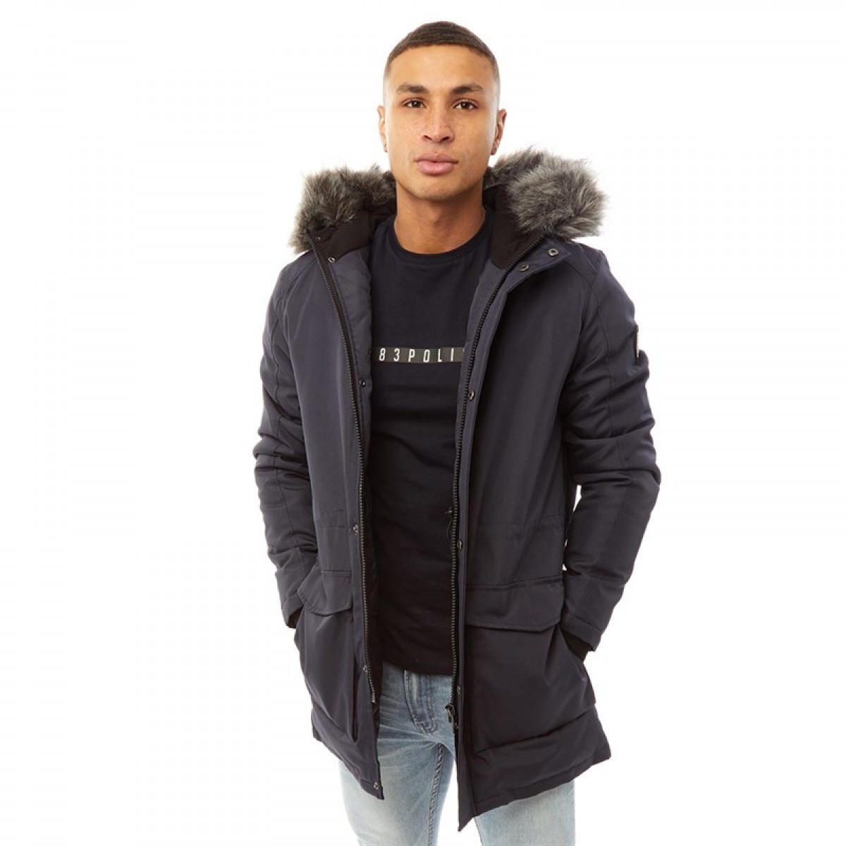 

Парка 883 Police Linus Navy Navy, XS (42)
