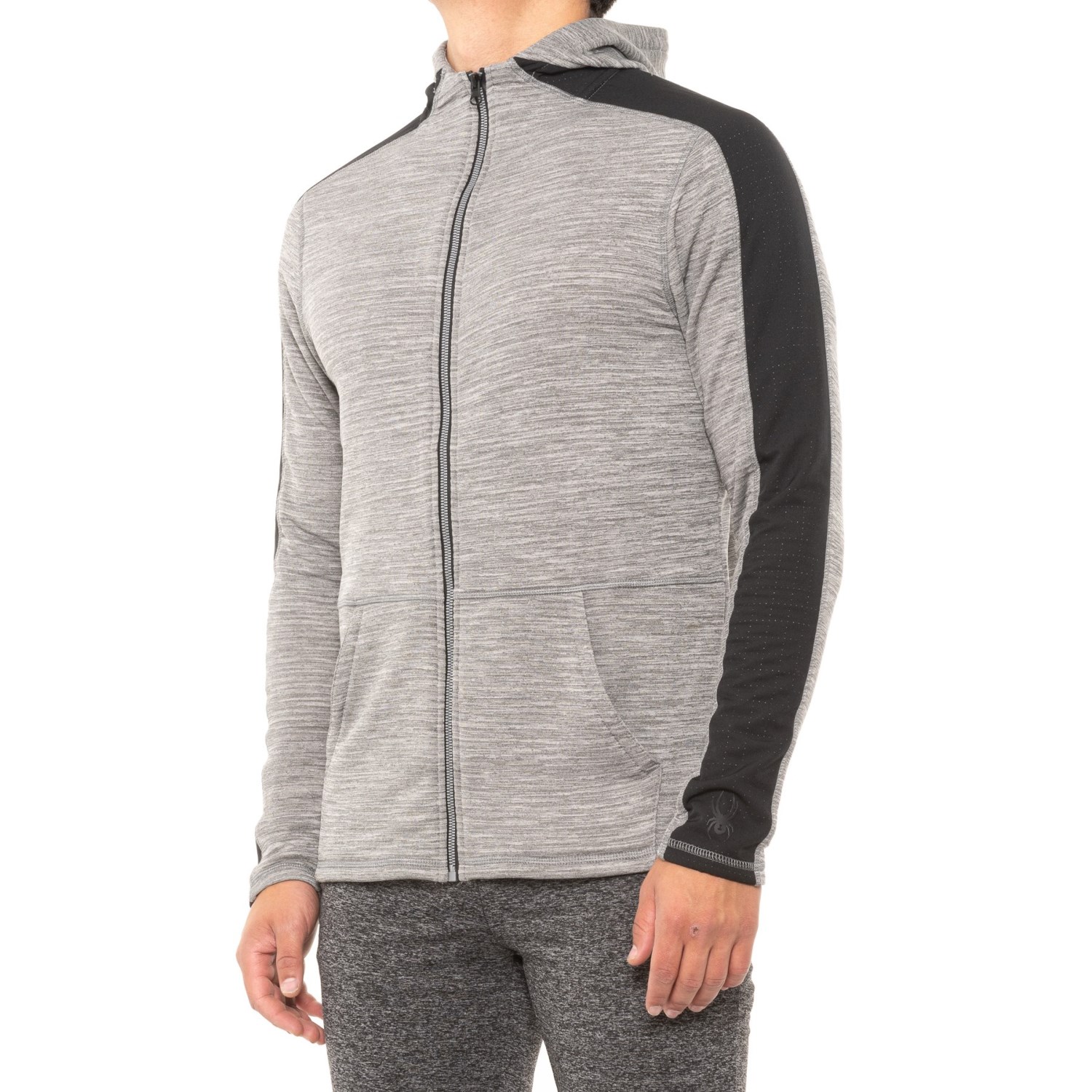 

Куртка Spyder Full-Zip Hooded Burnt Charcoal Htr/Black, XL (50)