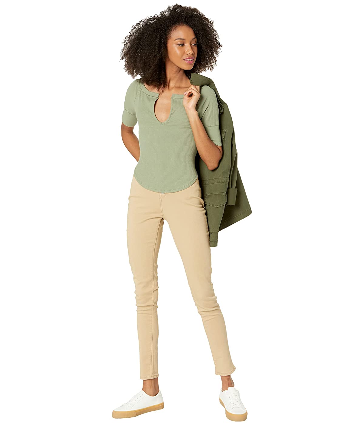 

Футболка Free People Blake Baby Tee Green Tea Leaves,  (48, Футболка Free People Blake Baby Tee Green Tea Leaves, L (48)