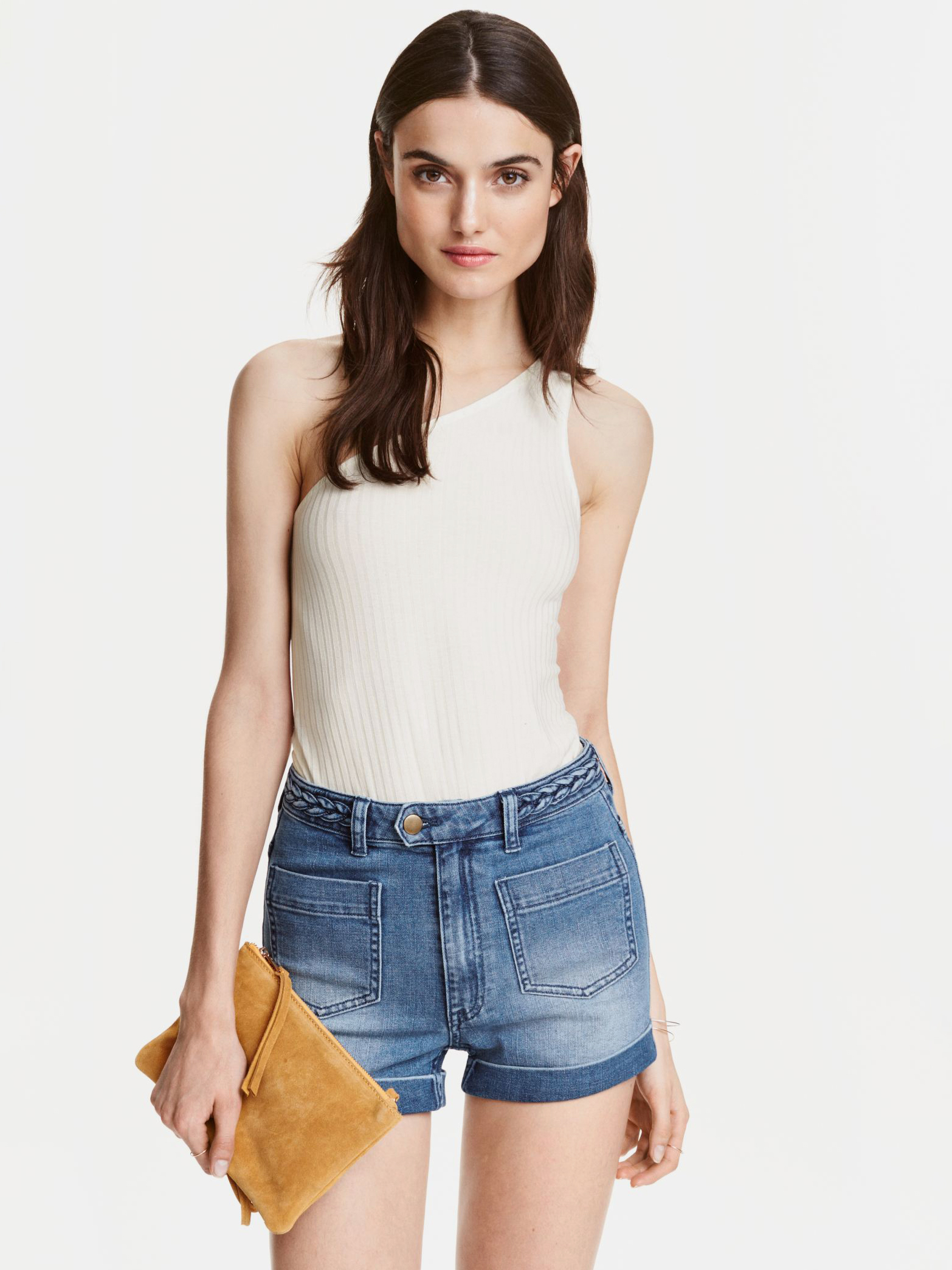 

Топ H& 422989a79  Молочный, Топ H&M 422989a79 M Молочный