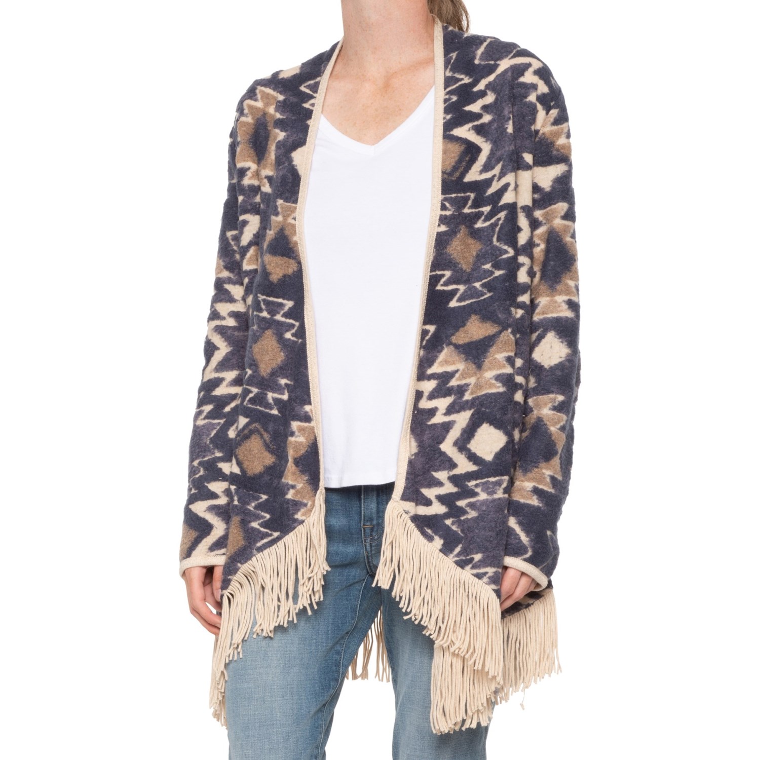 

Кардиган Lucky Brand Fringe Blue Multi, L (48)