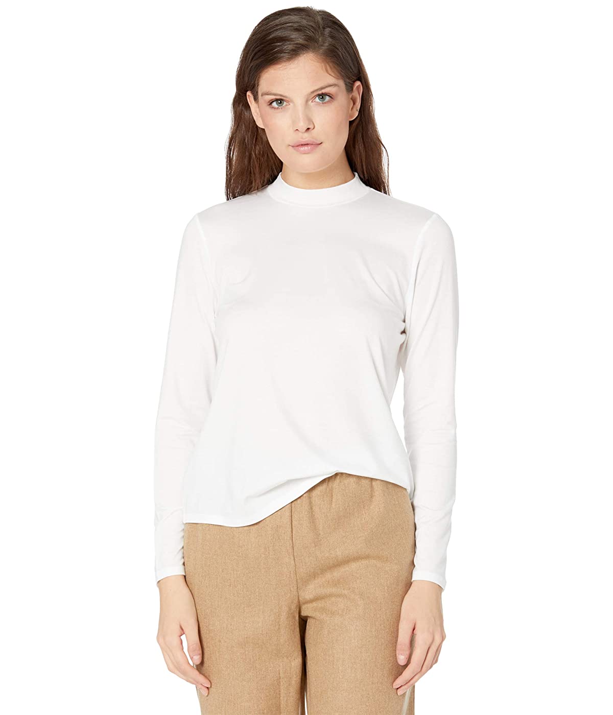 

Лонгслив Eileen Fisher Mock Neck Top White,  (48, Лонгслив Eileen Fisher Mock Neck Top White, L (48)