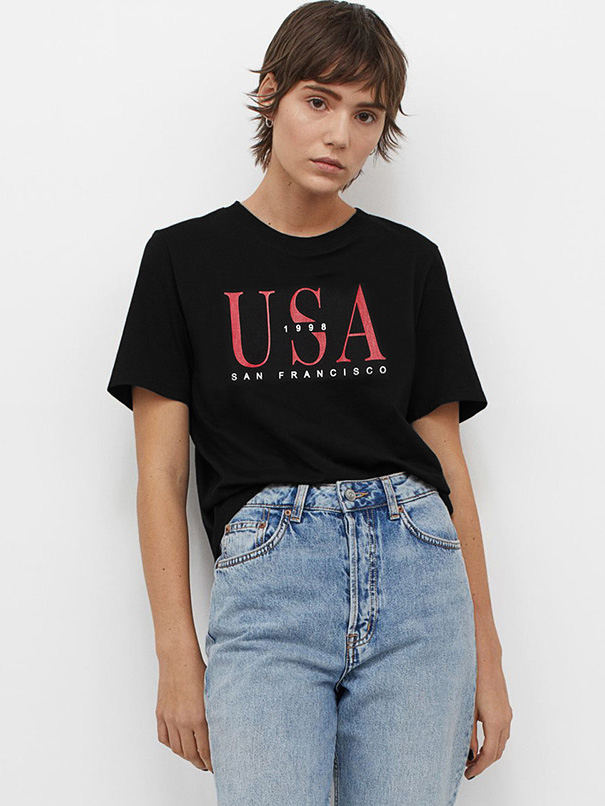 

Футболка H&M Divided 698296b35  Черная, Футболка H&M Divided 698296b35 XS Черная