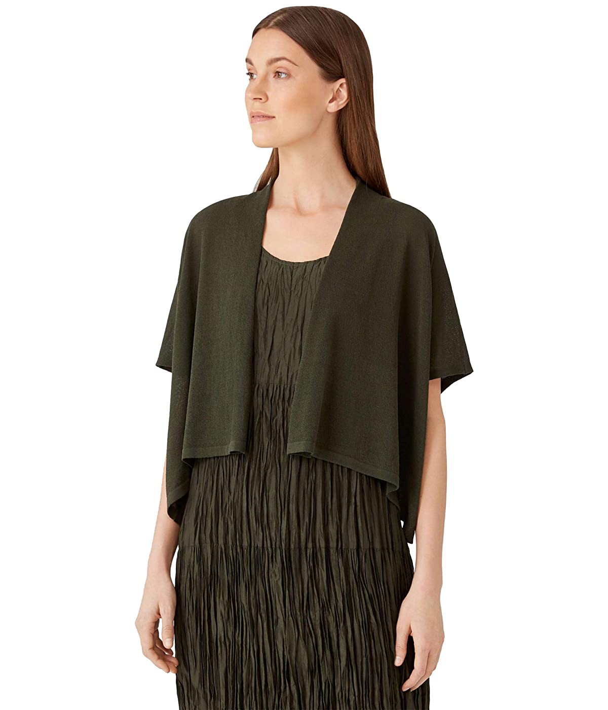 

Кардиган Eileen Fisher Short Boxy in Gossamer Organic Cotton Seaweed,  (44, Кардиган Eileen Fisher Short Boxy in Gossamer Organic Cotton Seaweed, S (44)