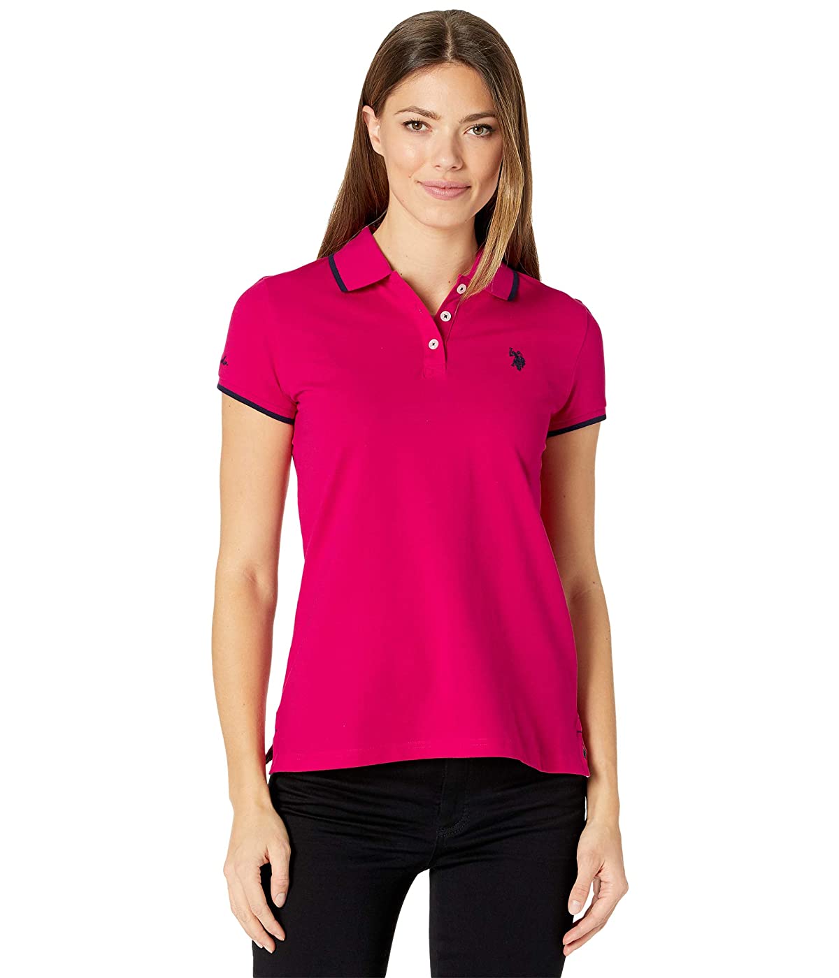 

Поло U.S. POLO Classic Stretch Pique Polo Shirt Giant Hibiscus/Navy,  (48, Поло U.S. POLO Classic Stretch Pique Polo Shirt Giant Hibiscus/Navy, L (48)