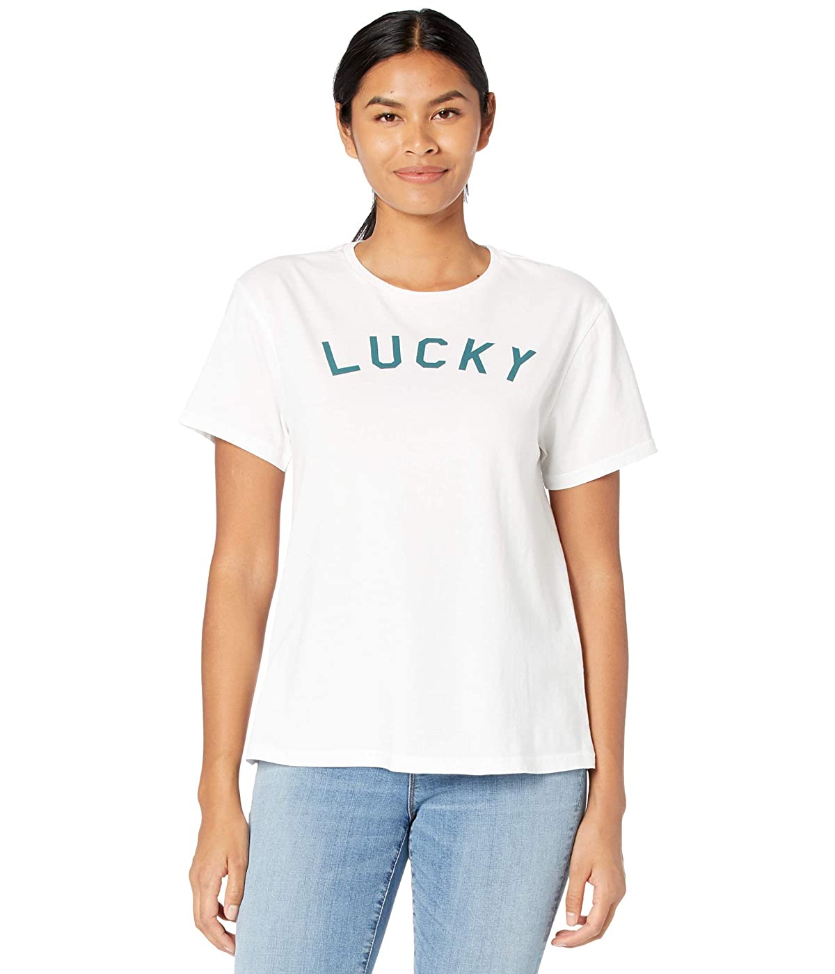 

Футболка Lucky Brand Lucky Archived Boyfriend Tee Bright White,  (42, Футболка Lucky Brand Lucky Archived Boyfriend Tee Bright White, XS (42)