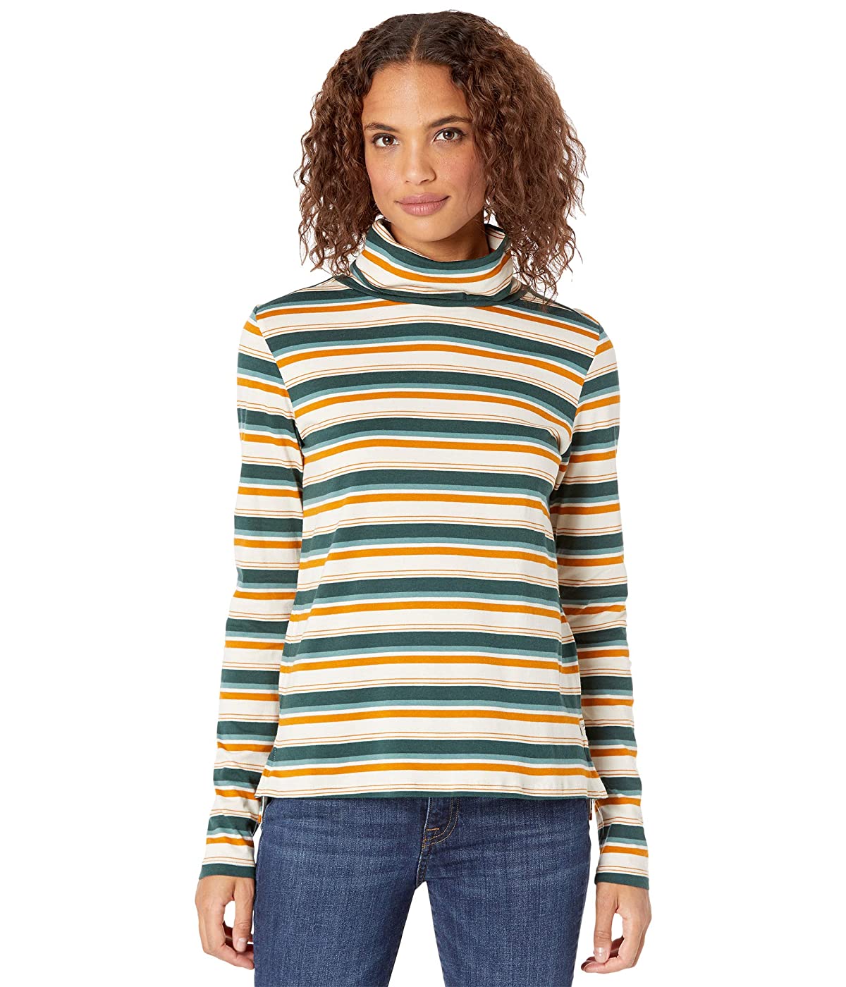 

Лонгслив ToadCo Maisey T-Neck Pine Grove Multi Stripe, M (46)