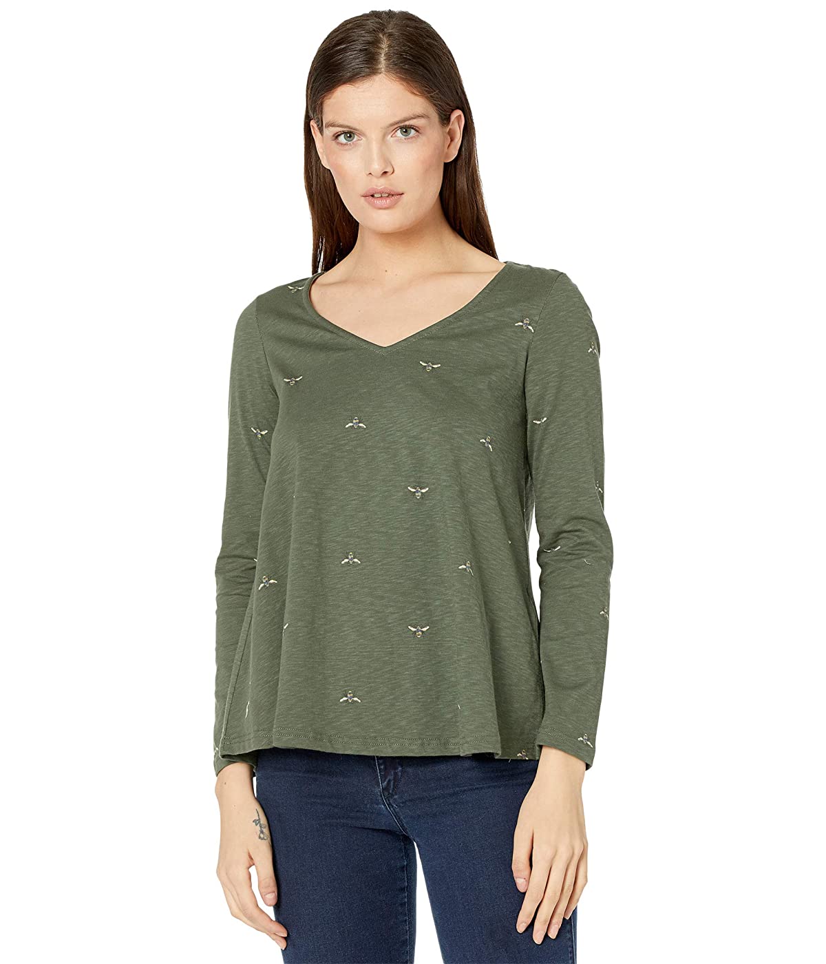

Лонгслив Joules Harbour Light Swing Print Green Bees,  (46, Лонгслив Joules Harbour Light Swing Print Green Bees, M (46)
