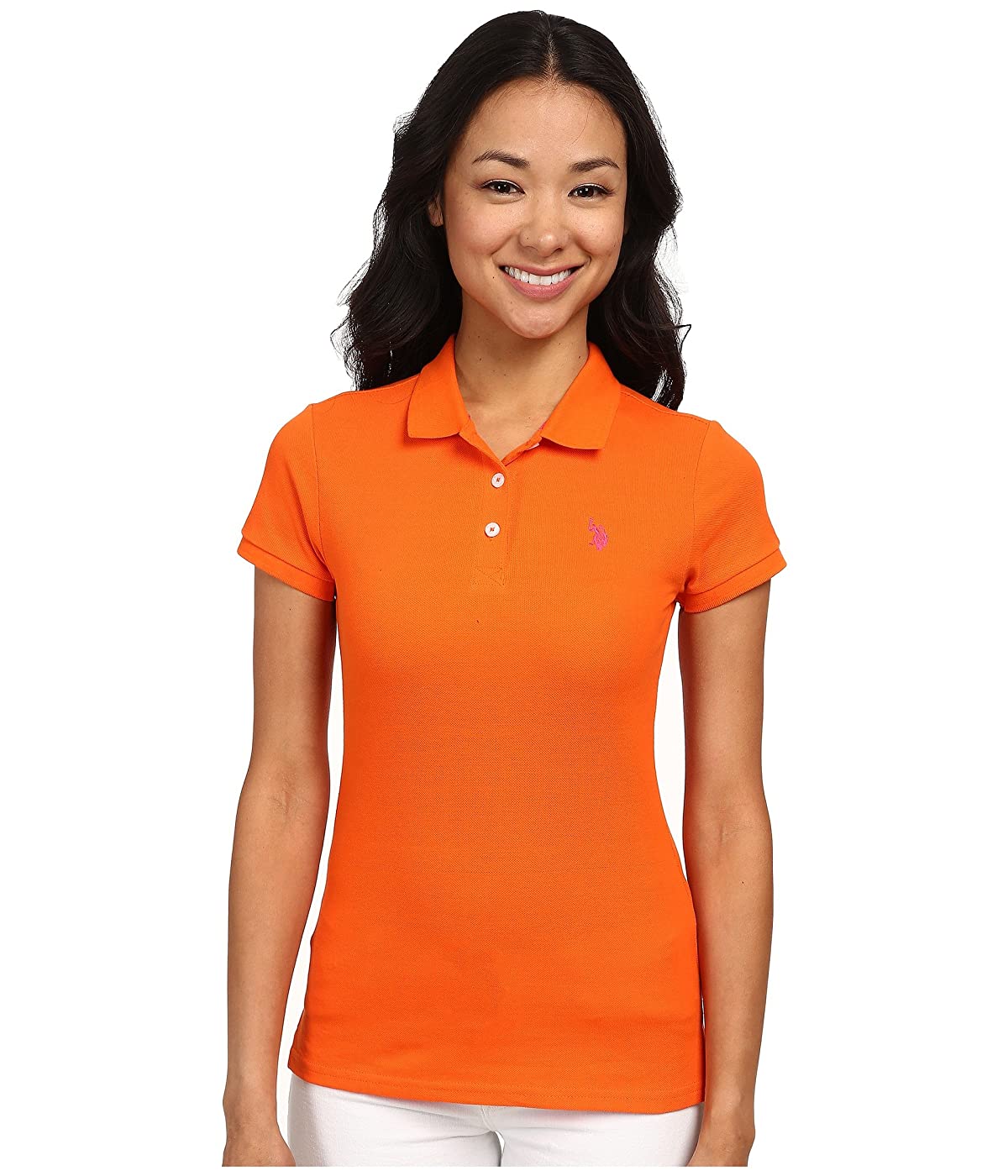 

Поло U.S. POLO Solid Small Pony Polo Orange/Pink,  (42, Поло U.S. POLO Solid Small Pony Polo Orange/Pink, XS (42)