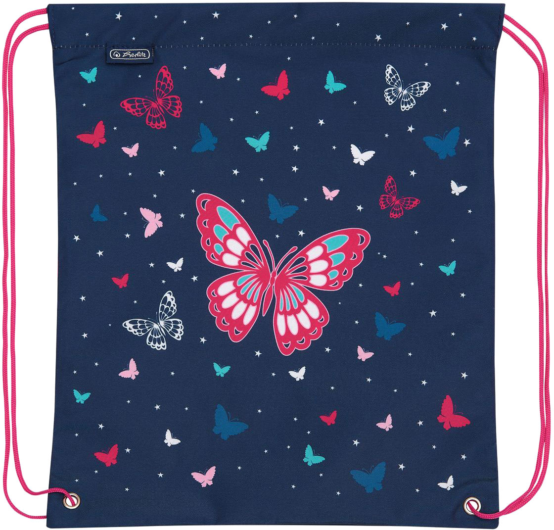 

Сумка для обуви Herlitz Butterfly Бабочка синяя (50026418B)