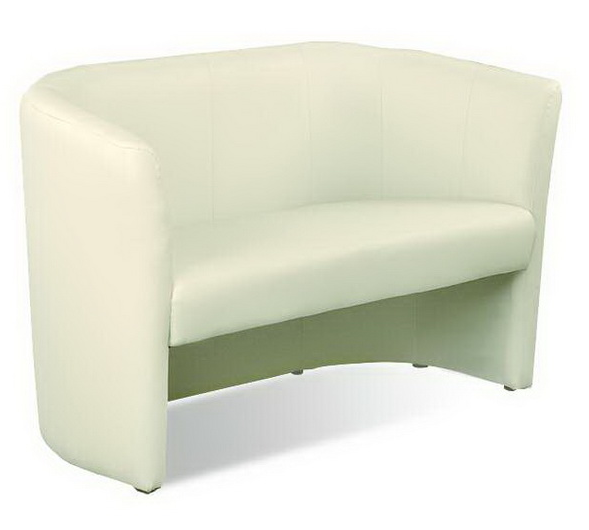

Диван для ресторана, бара, офиса, кухни, ожидания, салона красоти Chicago White MebliPoint 130 cm