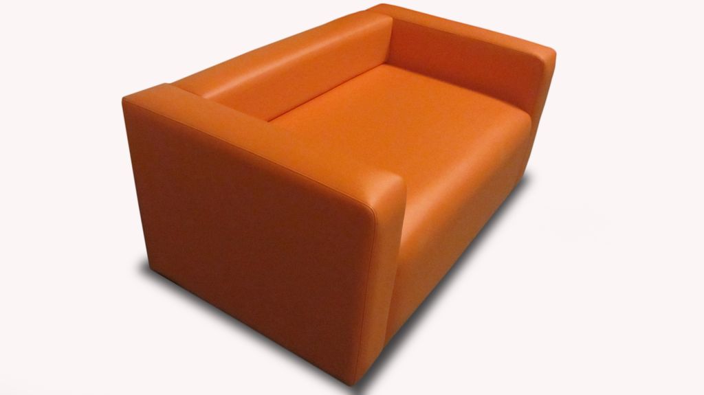 

Диван для офиса, кабинета, ожидания Сube Orange MebliPoint 160 cm