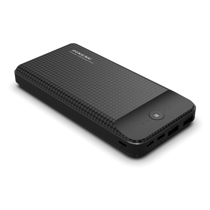 

Внешний аккумулятор Power Bank Pineng PN-939 20000 mAh 3 Input & 2 Output Black