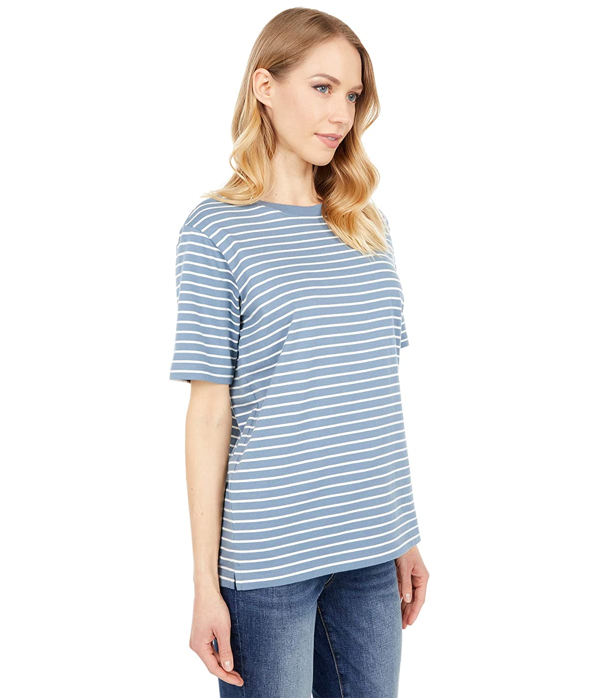 

Футболка Pendleton Deschutes Stripe Tee Faded Blue/Antique White,  (40, Футболка Pendleton Deschutes Stripe Tee Faded Blue/Antique White, XXS (40)