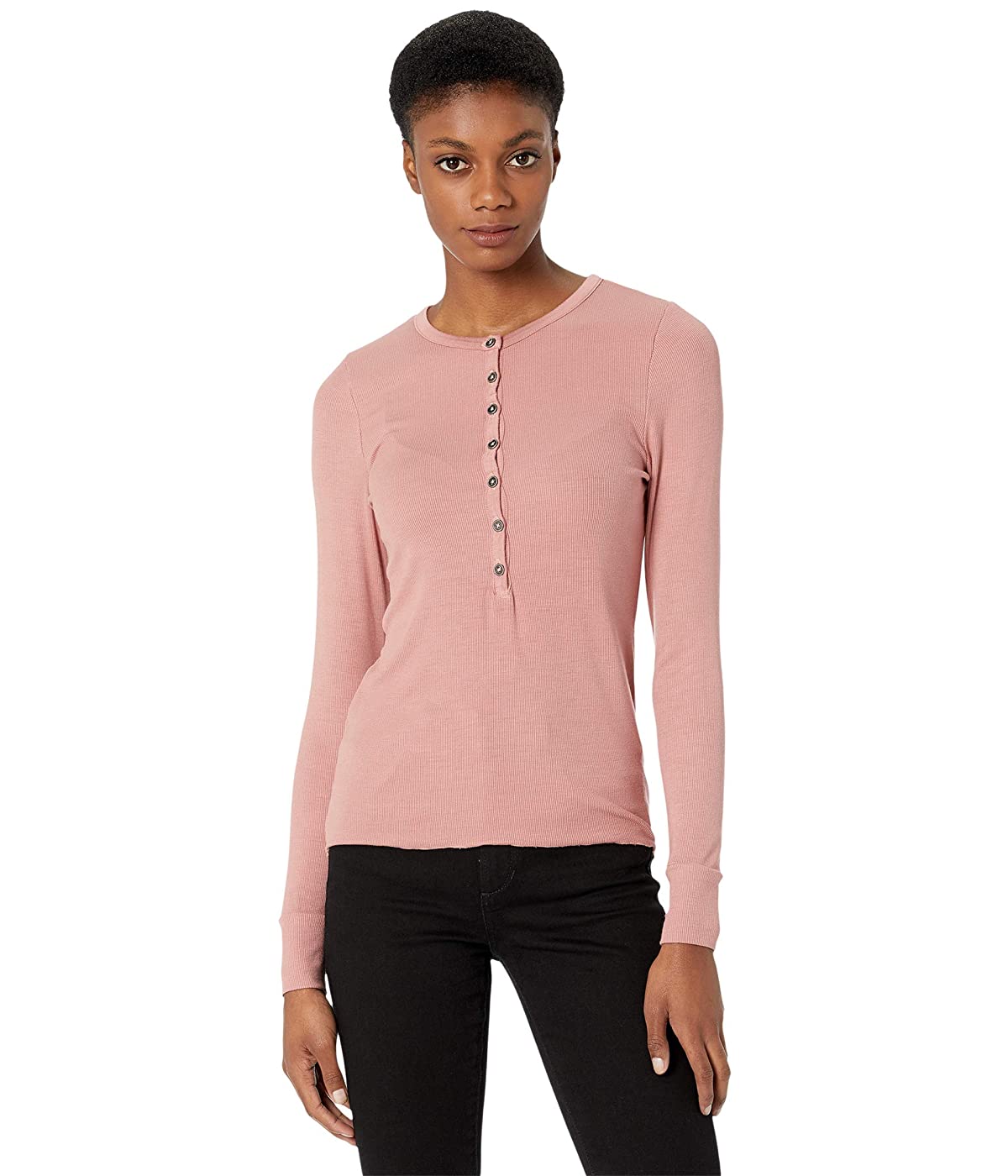 

Лонгслив LAmade Runyon 2x1 Modal Stretch Rib Henley Top Ash Rose,  (46, Лонгслив LAmade Runyon 2x1 Modal Stretch Rib Henley Top Ash Rose, M (46)