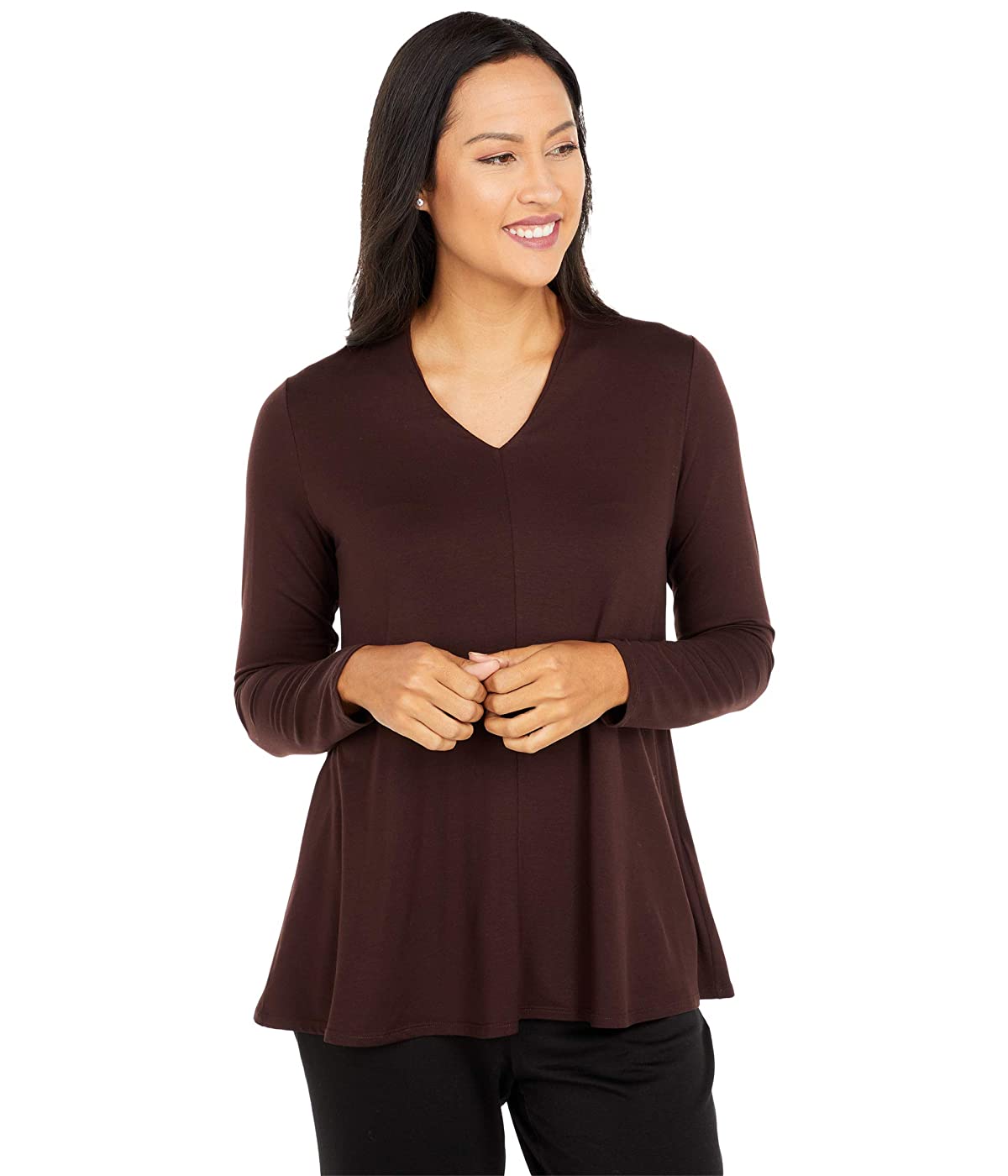 

Лонгслив Eileen Fisher V-Neck Top Dark Brown Stone,  (40, Лонгслив Eileen Fisher V-Neck Top Dark Brown Stone, XXS (40)
