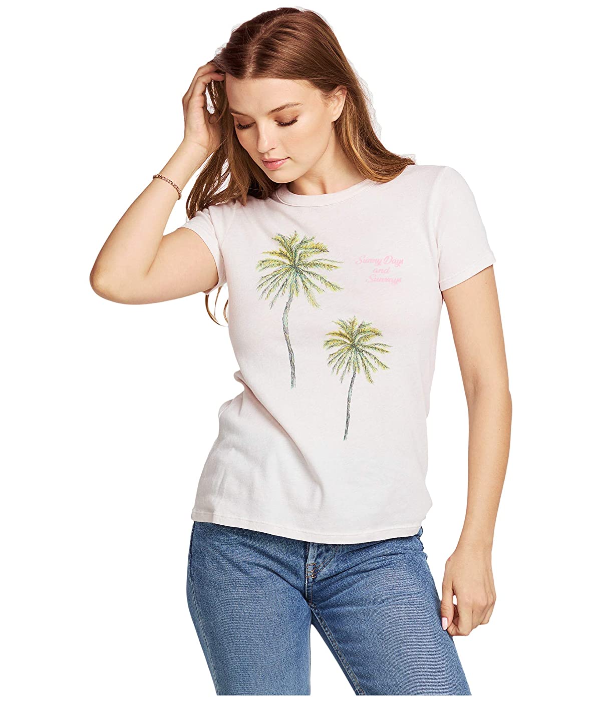 

Футболка Chaser "Sunny Days, Sunrays" Gauzy Cotton Jersey Tee Salt,  (42, Футболка Chaser "Sunny Days, Sunrays" Gauzy Cotton Jersey Tee Salt, XS (42)