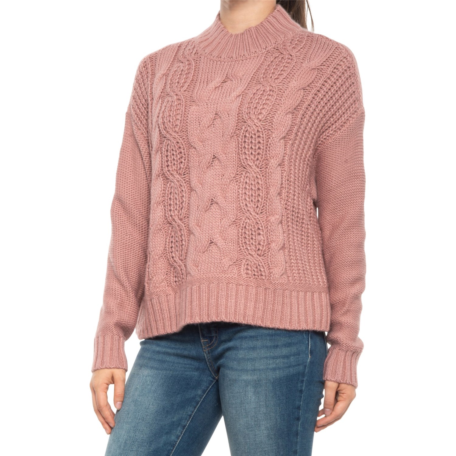 

Свитер Lucky Brand Cable Stitch Turtleneck Rose,  (46, Свитер Lucky Brand Cable Stitch Turtleneck Rose, M (46)