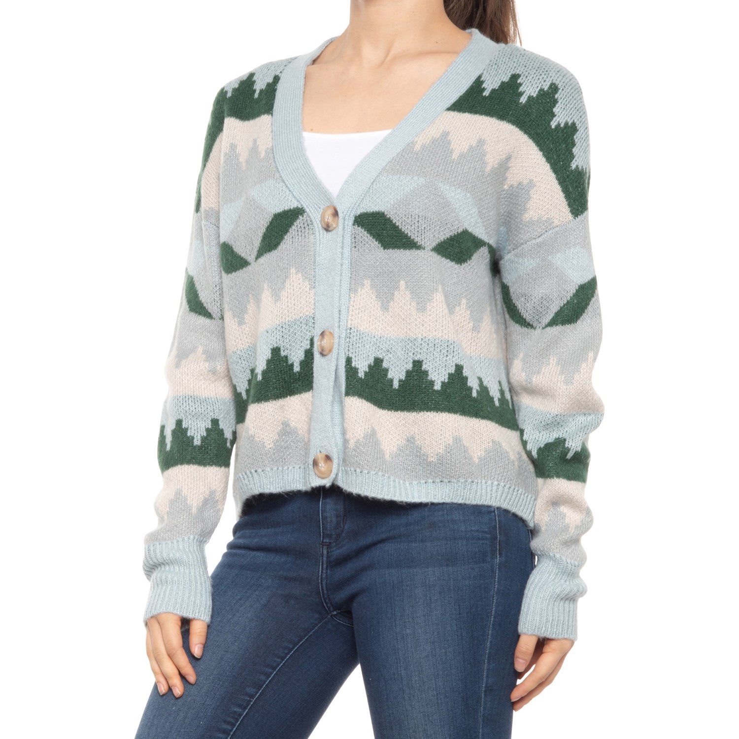 

Кардиган C&C California Katie Jacquard (For Women Pine Aztec,  (46, Кардиган C&C California Katie Jacquard (For Women Pine Aztec, M (46)