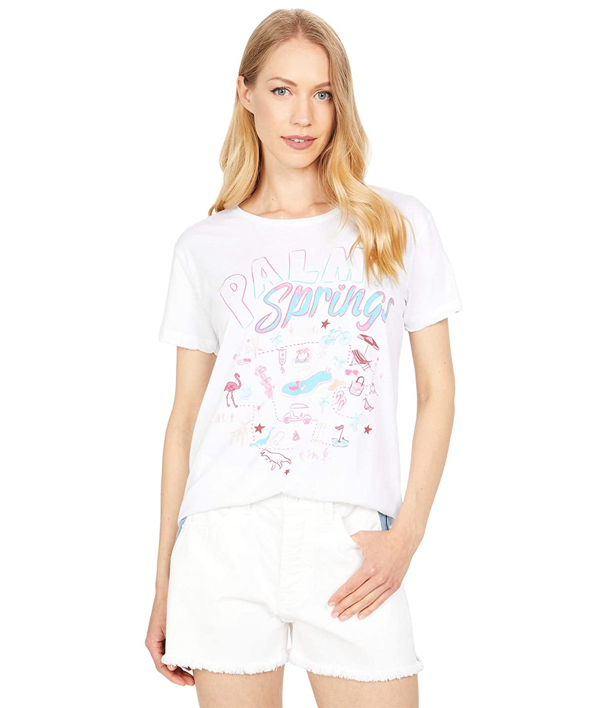 

Футболка Chaser "Palm Springs" Recycled Vintage Jersey Everybody Tee White,  (46, Футболка Chaser "Palm Springs" Recycled Vintage Jersey Everybody Tee White, M (46)