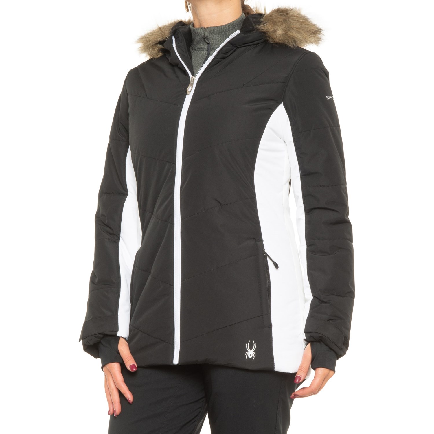 

Куртка Spyder Wren Faux-Fur Hood - Waterproof, Insulated Black, M (46)