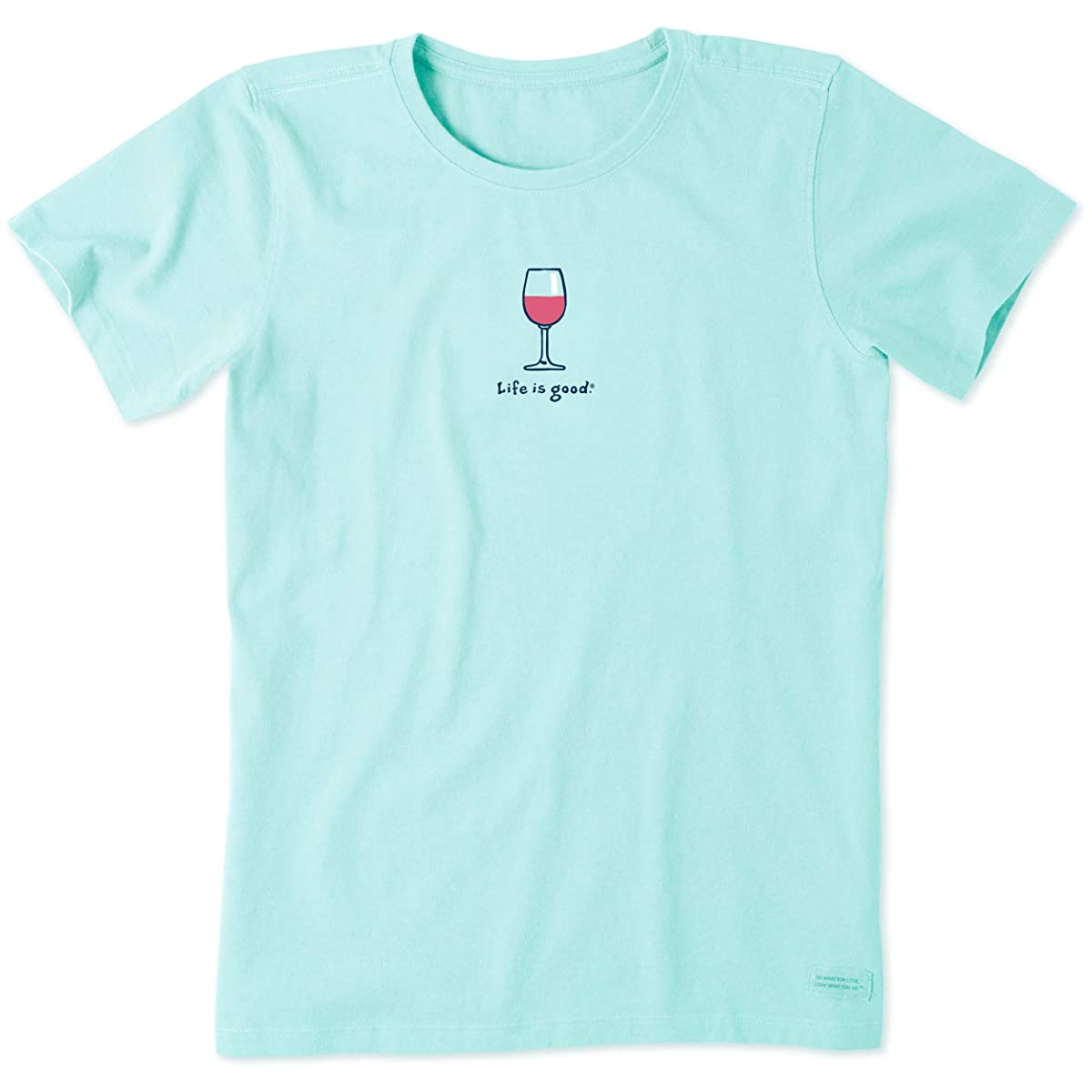 

Футболка Life is Good Wine Glass Vintage Crusher Tee Bermuda Blue, XS (42)