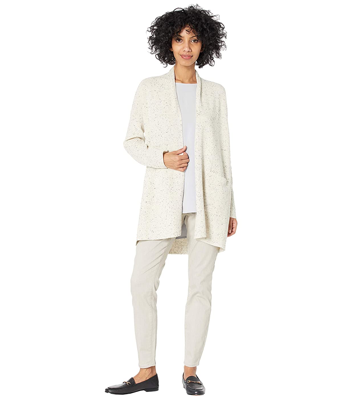 

Кардиган Eileen Fisher Organic Cotton Speckle High Collar Ecru,  (48, Кардиган Eileen Fisher Organic Cotton Speckle High Collar Ecru, L (48)