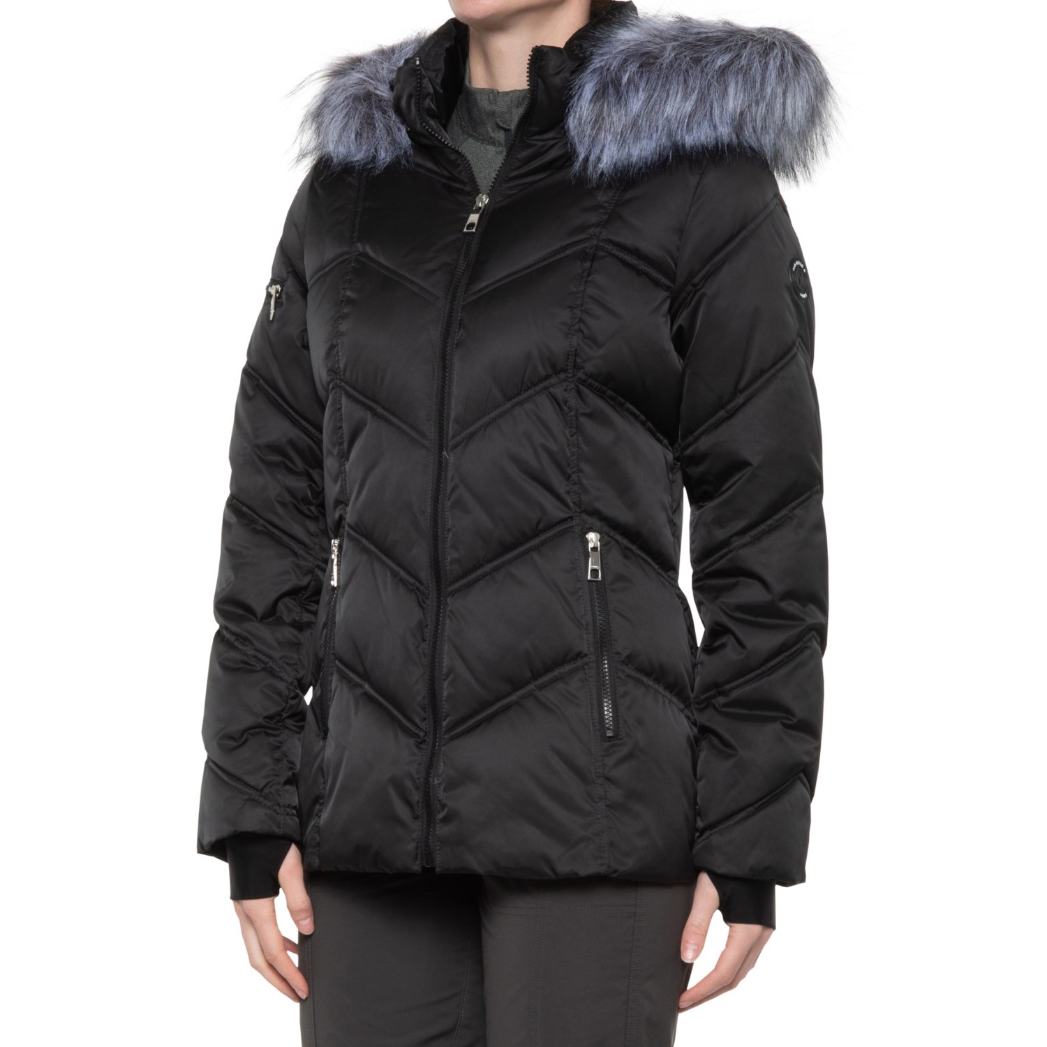 

Куртка Nautica Petal Faux Fur Short Puffer - Insulated Black,  (44, Куртка Nautica Petal Faux Fur Short Puffer - Insulated Black, S (44)